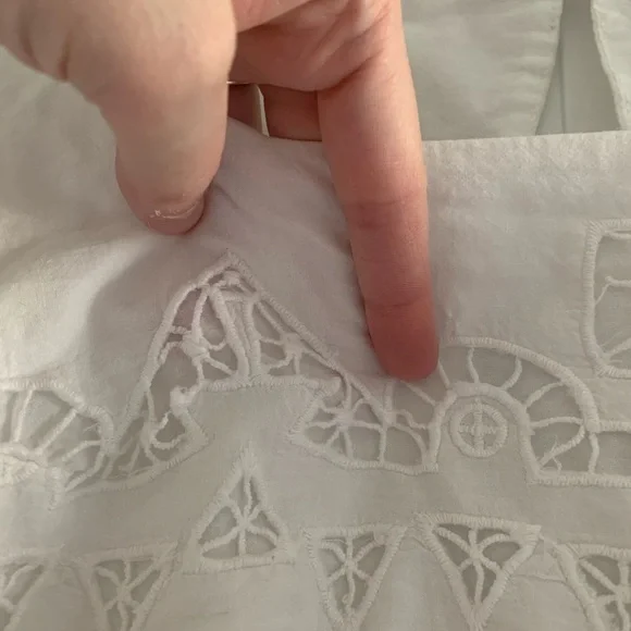 Anthropologie Audrina Eyelet Mini Dress - Picture 8 of 14